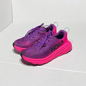 Hoka Women's Purple & Hot Pink Athletic Running Shoes